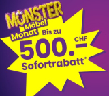 Bis zu CHF 500.– Sofortrabatt auf Möbel bei Conforama