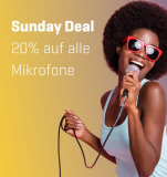 Musik Hug, Mikrofone & Zubehör im Sunday Deal
