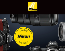 10% auf NIKON (Bodies, Objektive, Zubehör) -  REFURBISHED PRODUKTE