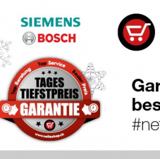 Ausgewählte Haushaltsgeräte von Siemens und Bosch bei nettoshop stark reduziert, z.B. Siemens TE613501DE EQ.6 Kaffeemaschine für CHF 638.90 statt CHF 1350.-