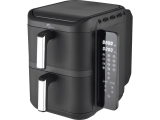 OHMEX Airfryer mit 11 Liter Nutzinhalt (2x 5,5 Liter)