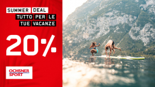 20% auf Outdoor & Wassersport bei Ochsner Sport (ohne reduzierte Artikel)