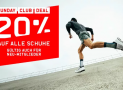 Nur heute – 20% Rabatt auf alle Schuhe bei Ochsner Sport für Club-Mitglieder, z.B. ON Running oder New Balance