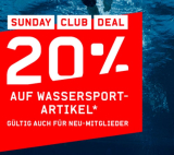 20% Rabatt auf Wassersportartikel bei Ochsner Sport (nur heute)