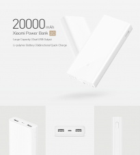 Xiaomi Powerbank 20’000mAh Dual USB Bi-directional Quick Charge für CHF 22.50 statt 28.13