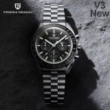 Omega Speedmaster “Homage” für Geringverdiener – Pagani Design V3 Moon Watch 40mm Quarzuhr bei AliExpress