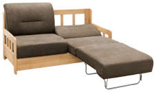 Livetastic Schlafsofa (154/88/90 cm) in Dunkelbraun resp. Weiss inkl. Lieferung bei XXXLutz