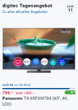 65-Zoll Panasonic TV mit 100Hz Panel für 799.-