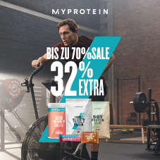 MyProtein: Bis zu 70% Sale + 32% Extra mit Gutschein!