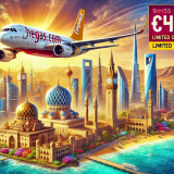 Flüge in den nahen Osten / Asien ab 107 CHF (+ 40 CHF für Gepäck) - Diverse Ziele möglich