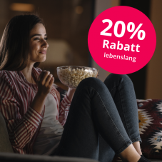 20% Rabatt auf Teleboy TV - lebenslang!