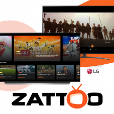 Zattoo Ultimate 2 Monate kostenlos + LG Smart-TV gewinnen