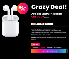 Apple AirPods 2nd Generation auf 123mobile.ch