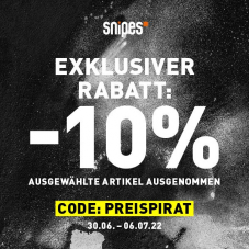 Snipes: 10% Gutscheine auf fast alles (auch Sale)