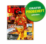 Gratis Probeheft des Feuerwehrmagazins „brandheiss“ bestellen