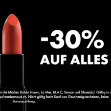 30% auf fast alles bei Marionnaud, z.B. Urban Decay Naked Heat Lidschattenpalette für CHF 46.20 statt CHF 66.-