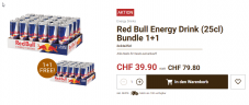 Red Bull für 66 Rappen pro Dose möglich ! Best Price ever !