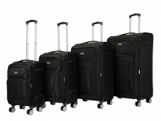 Reisekoffer RINO 4er Set schwarz bei Gonser