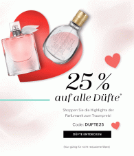 25% auf Düfte bei Douglas