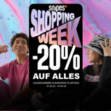 20% Rabatt auf (fast) alles in der SNIPES Shopping Week