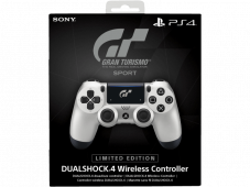 SONY PS Playstation Dualshock 4 Gran Turismo Sport Wireless-Controller Silber/Schwarz