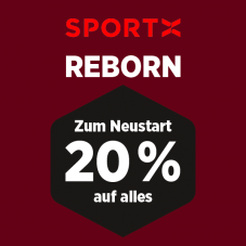 Zum Neustart von SportX: 20% auf (fast) alles
