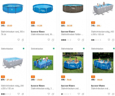 Do it + Garden Migros - 12 verschiedene Pools mit 60% Rabatt