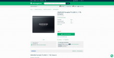 Samsung T5 SSD 1TB schwarz – Mircrospot Happy Day Angebot