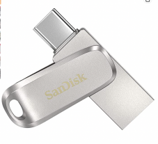 SanDisk Ultra Dual Drive (USB A & USB Type C) 1 TB 150MB/s Read bei Amazon