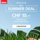 Nur heute: CHF 10.- Gutschein bei ifolor