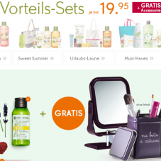 Yves-Rocher-Vorteils-Sets für CHF 19.95 plus Geschenk, z.B. Vorteils-Set „Must-Haves“ für CHF 19.95 statt CHF 48.50 mit gratis Tasche