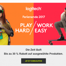 Bis zu 30% Rabatt auf ausgewählte Produkte bei Logitech, z.B. HD Pro Webcam C920 für CHF 95.- statt CHF 129.-