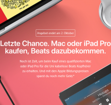 Kabellose Beats Kopfhörer gratis zu Mac oder iPad Pro bei Apple