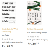 20% auf Bücher bei Orell Füssli, z.B. „Die Hauptstadt“ von Robert Menasse für CHF 28.72 statt CHF 35.90