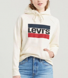 Jelmoli-Shop: Damen Levi’s® Kapuzensweatshirt, offwhite, Gr. XS / S