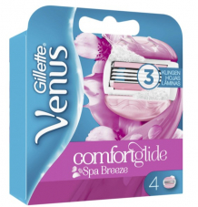 Import Parfümerie: Gilette Venus ComfortGlide Spa Breez Rasierklingen 4 St.
