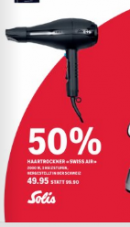 50% Rabatt auf Haartrockner Solis SWISS AIR bei Coop City