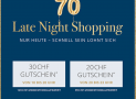 Late Night Shopping – CHF 30.- und CHF 20.- Rabatt bei Babywalz