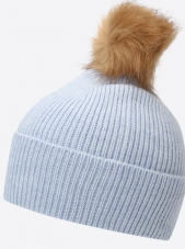 About You: Damen Mütze Bina Pieces hellblau