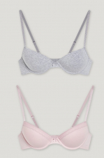 C&A: Multipack 2er - BH mit Bügel - DEMI - wattiert, div. Grössen und Farben (bei Abholung)