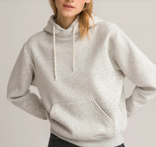 LaRedoute: Damen Kapuzensweatshirt grau meliert