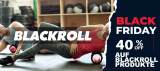 Black Friday Deal, 40% auf alle Blackroll Produkte.