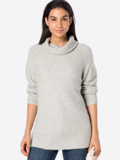 About You: Warmer Damen Pullover Only Ronja in graumeliert