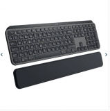 LOGITECH MX Keys Plus – Advanced Wireless Illuminated Keyboard with Palmrest (Funk (RF), Bluetooth, USB, Schweiz, Kabellos)