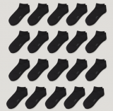 (Abholung) Multipack 20er – Sneakersocken (CHF 1.35.- pro Paar) bei C&A