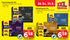 Lidl - Bellarom Nespresso kompatible Kaffekapseln für 0.15.- Rappen pro Stück