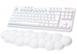 LOGITECH G715 (Tactile Switch) Gaming Tastatur, Kabellos (TKL), White Mist zum Bestpreis bei MediaMarkt