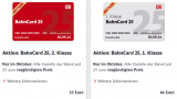 BahnCard 25 für Aktionspreis