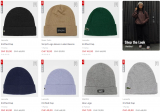 Verschiedene Beanies für bis zu CHF 10.- bei Snipes