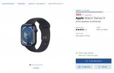 Apple Watch Series 9 - Aluminium, nur WLAN, S/M bei Digitec